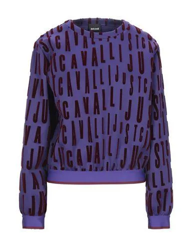 Just Cavalli Women Sweatshirt Purple L INT