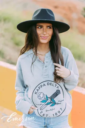 Kappa Delta Thermal Long Sleeve Henley