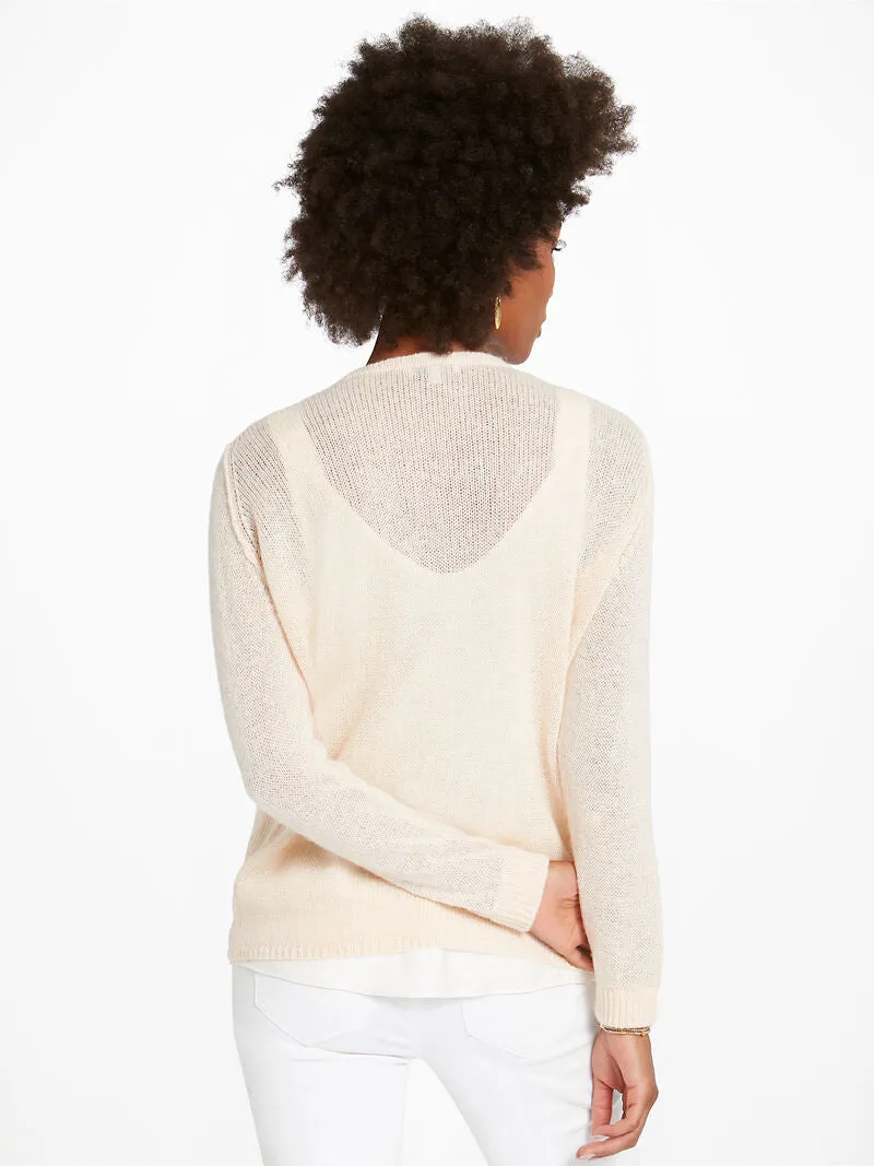 Keep It Light Sweater in Creamsicle