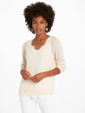 Keep It Light Sweater in Creamsicle