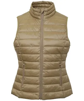 Khaki - Women's terrain padded gilet