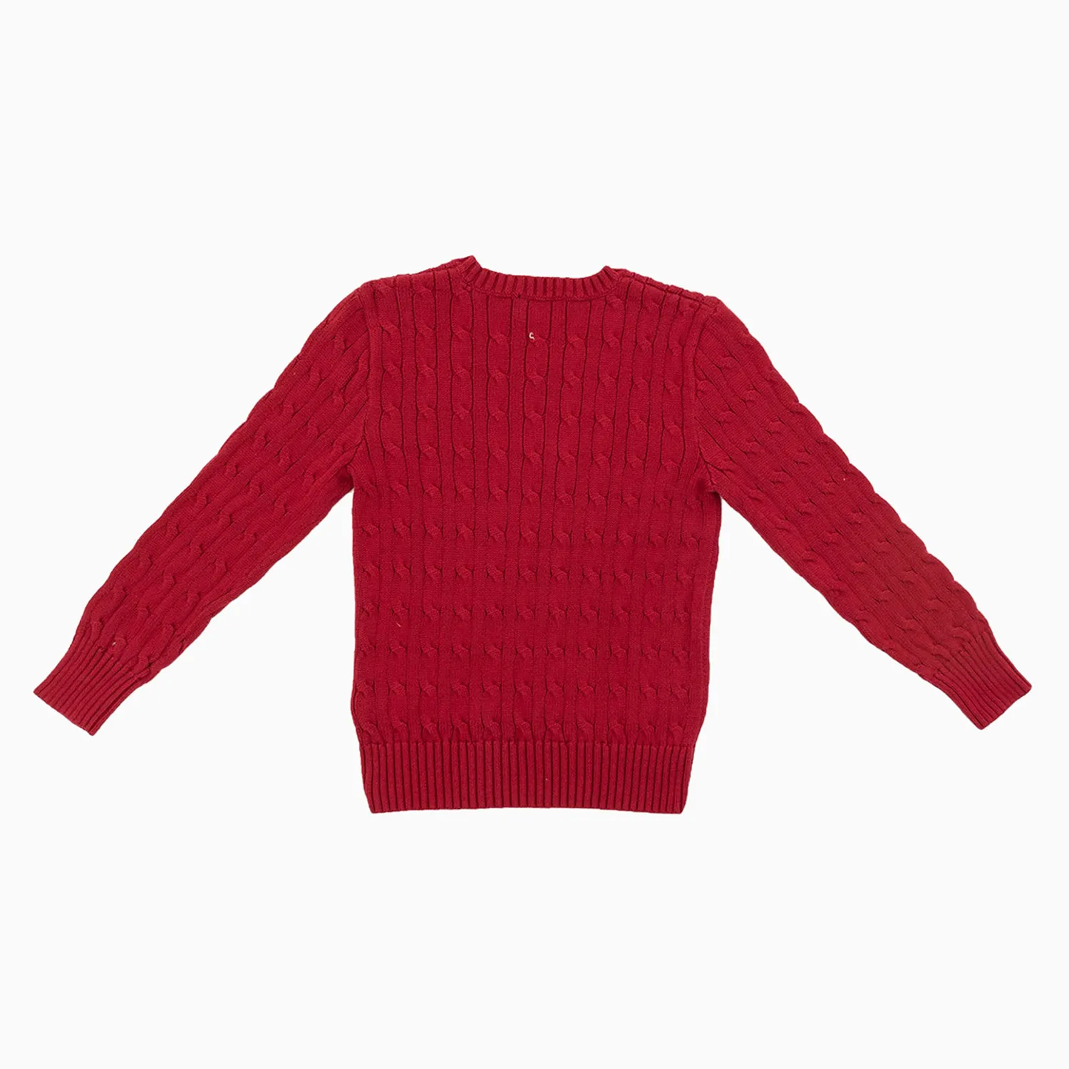 Kid's Cable Knit Cotton Sweater