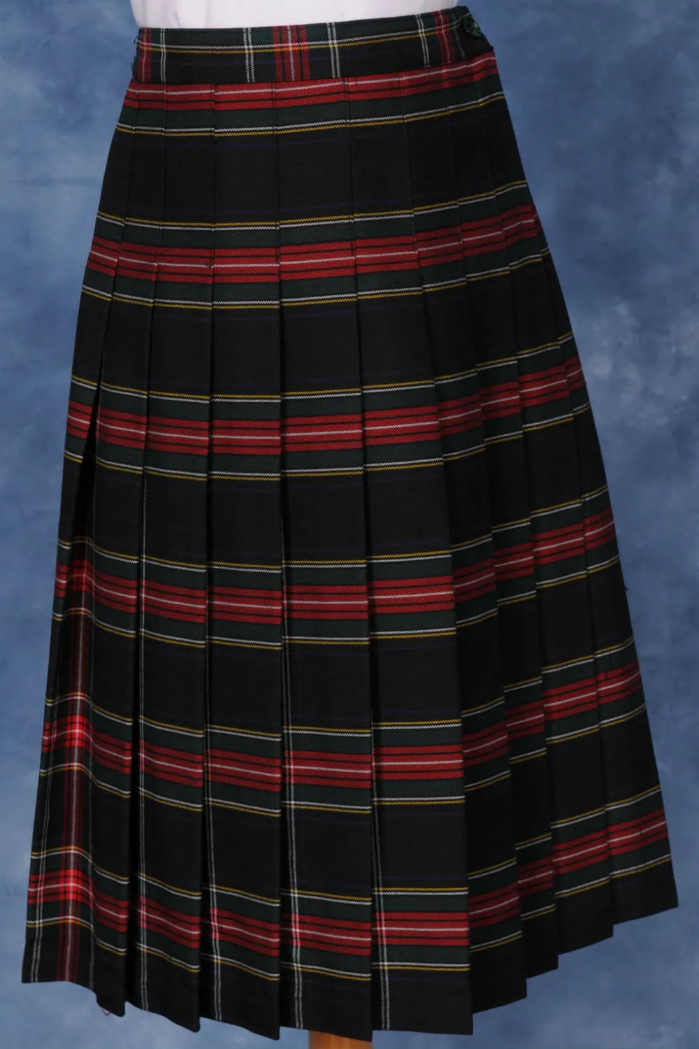 Kids Knife Pleated Skirt Plaid #140