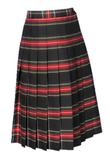 Kids Knife Pleated Skirt Plaid #140