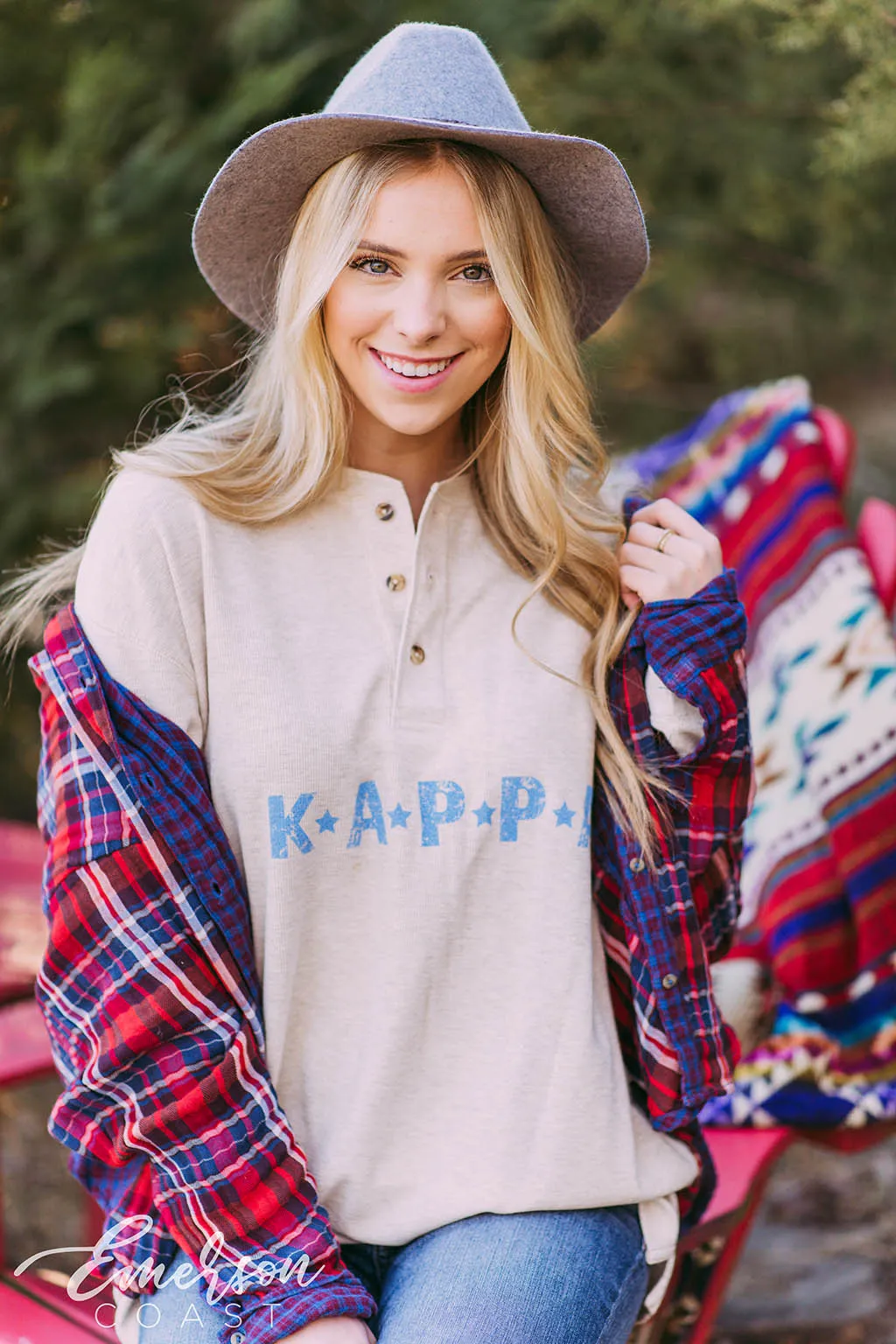 KKG Oatmeal Thermal Henley