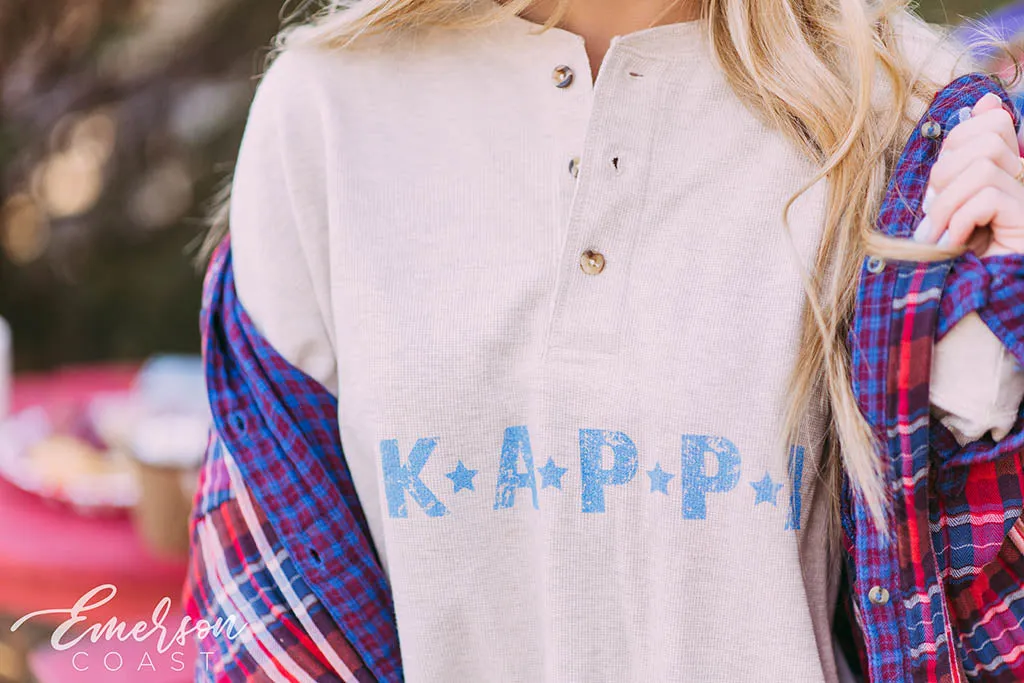 KKG Oatmeal Thermal Henley