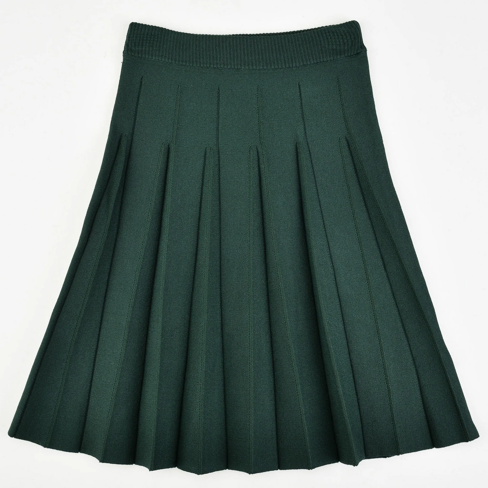 Knit Pleated Skirt