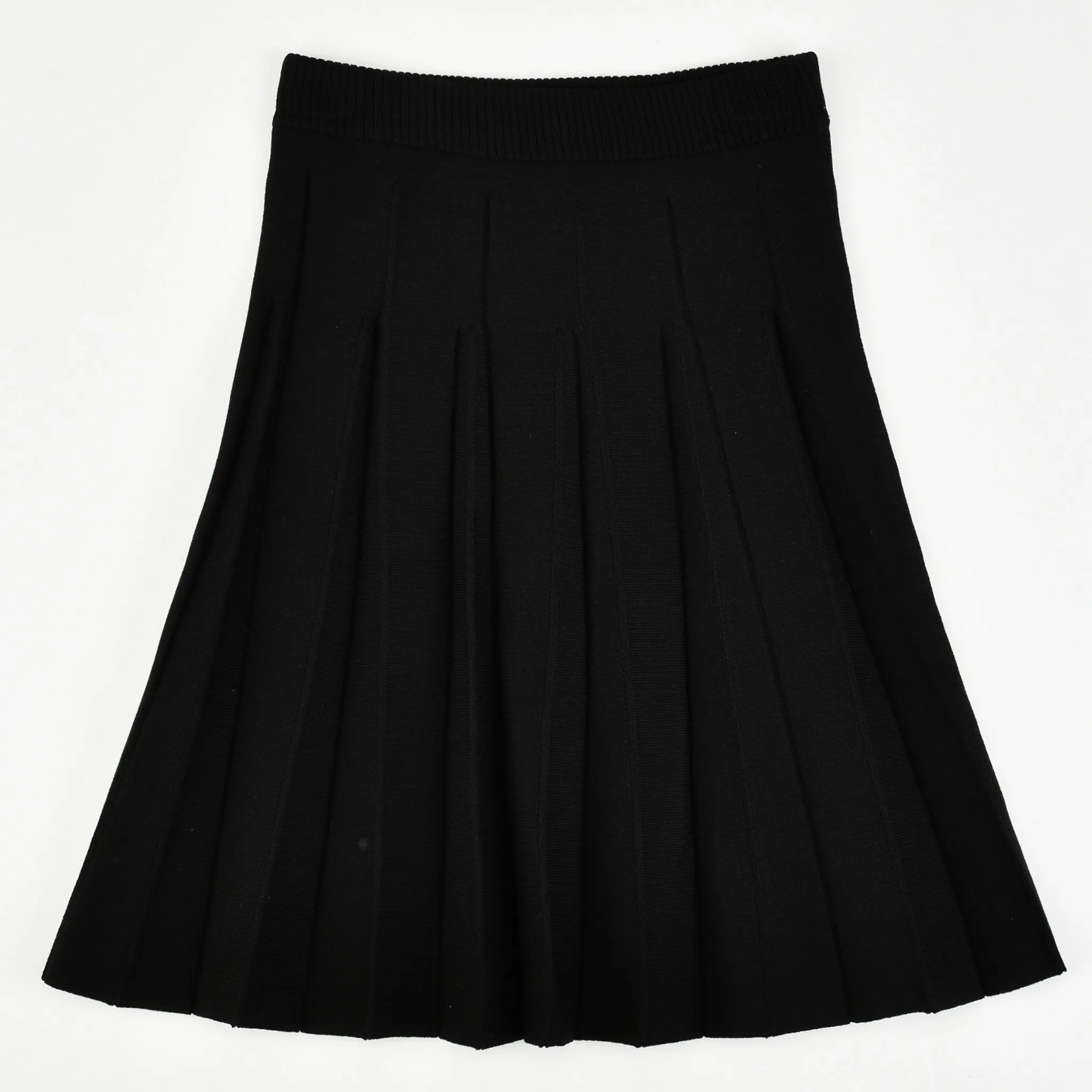 Knit Pleated Skirt