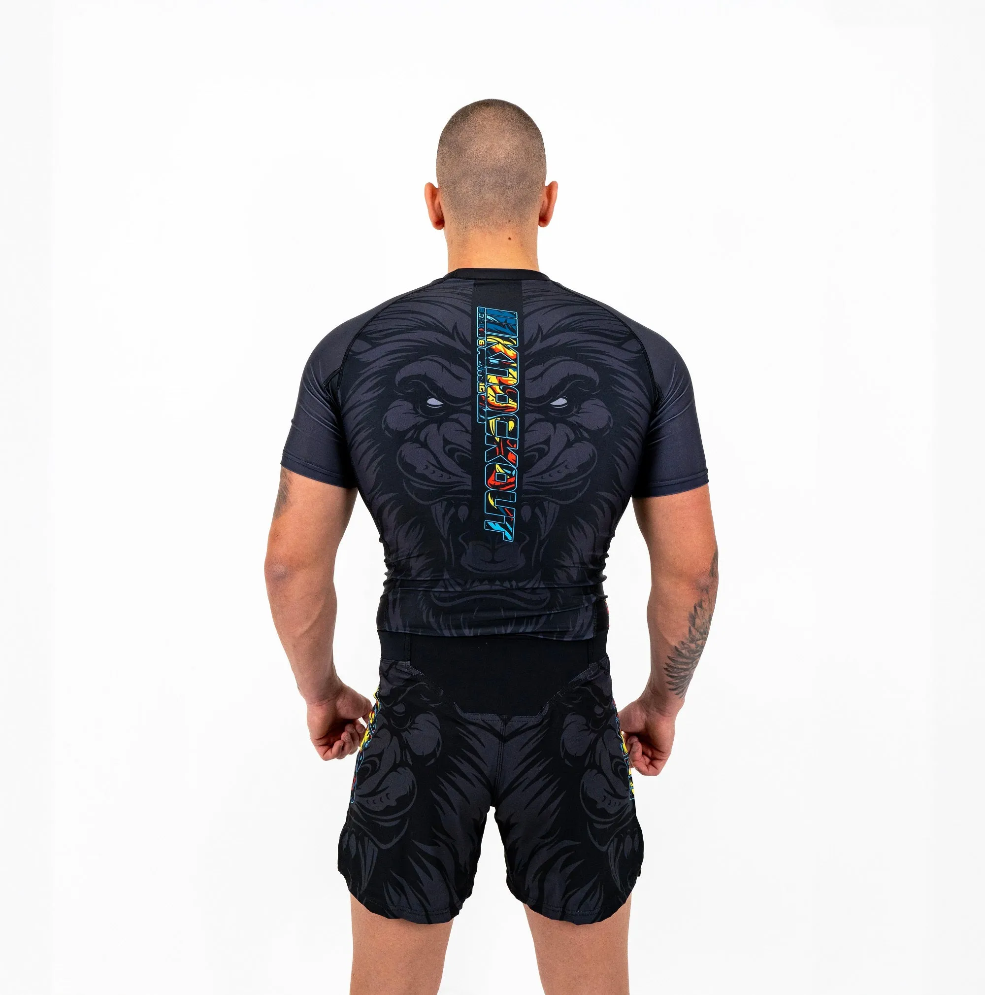 Knockout Lion Rashguard - Short Sleeve