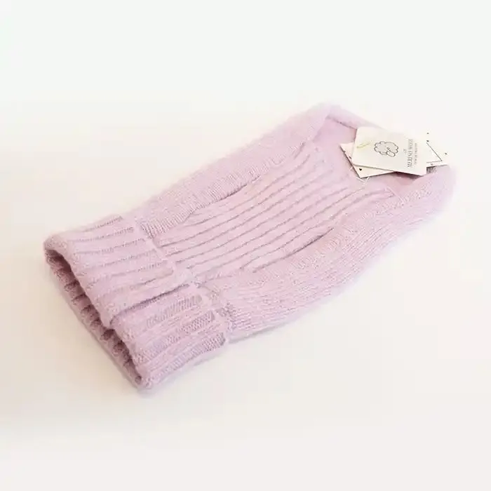 Lavender Merino Wool Dog Sweater