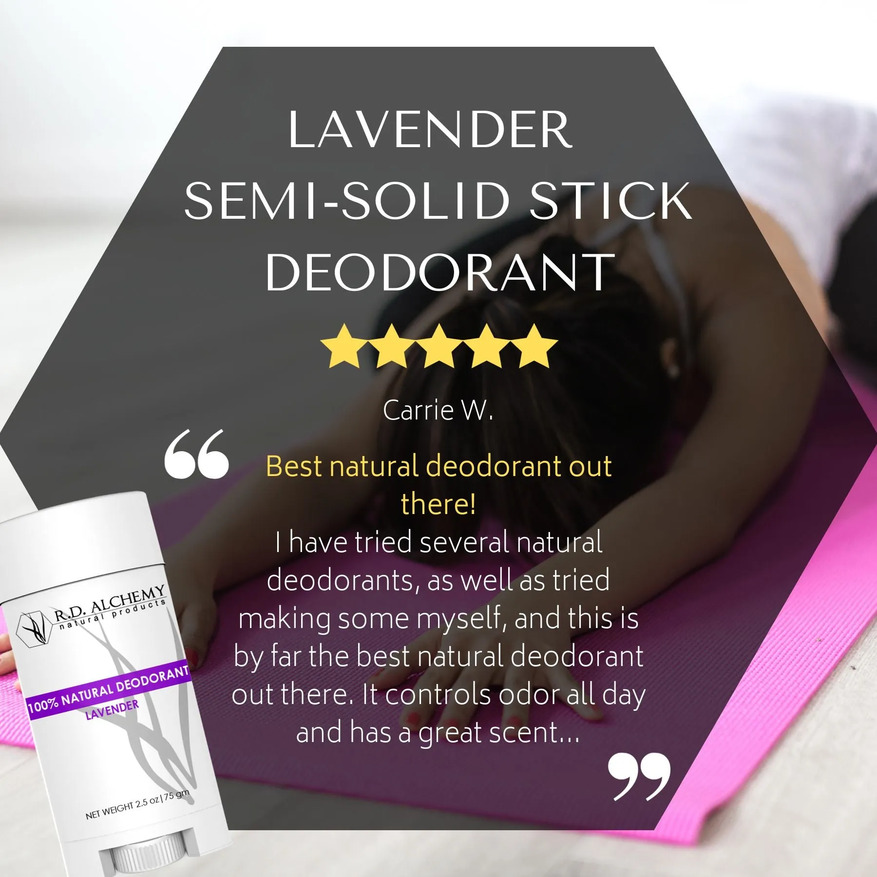 Lavender Semi-Solid Stick Deodorant