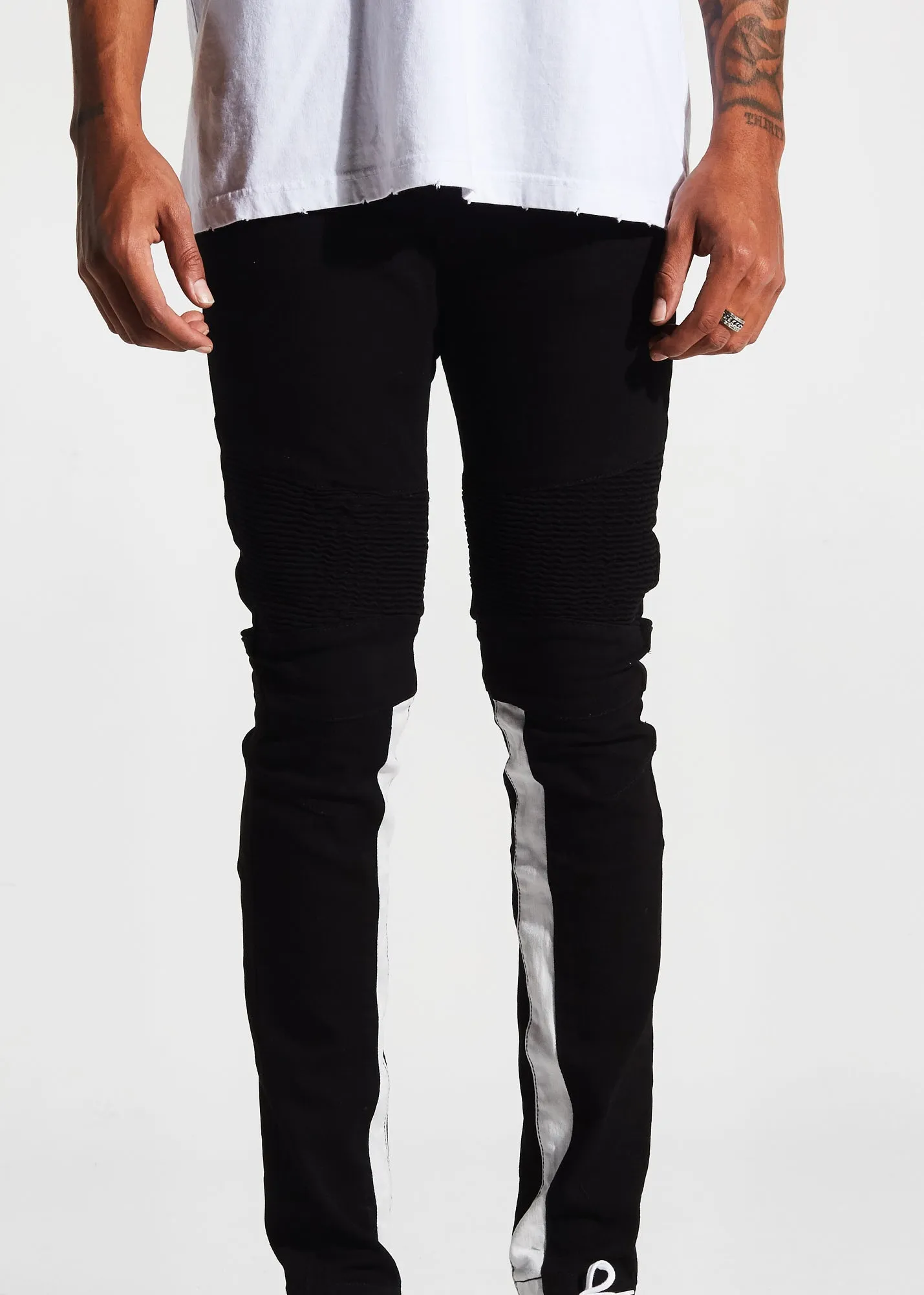 Leonard Biker Denim (Black)