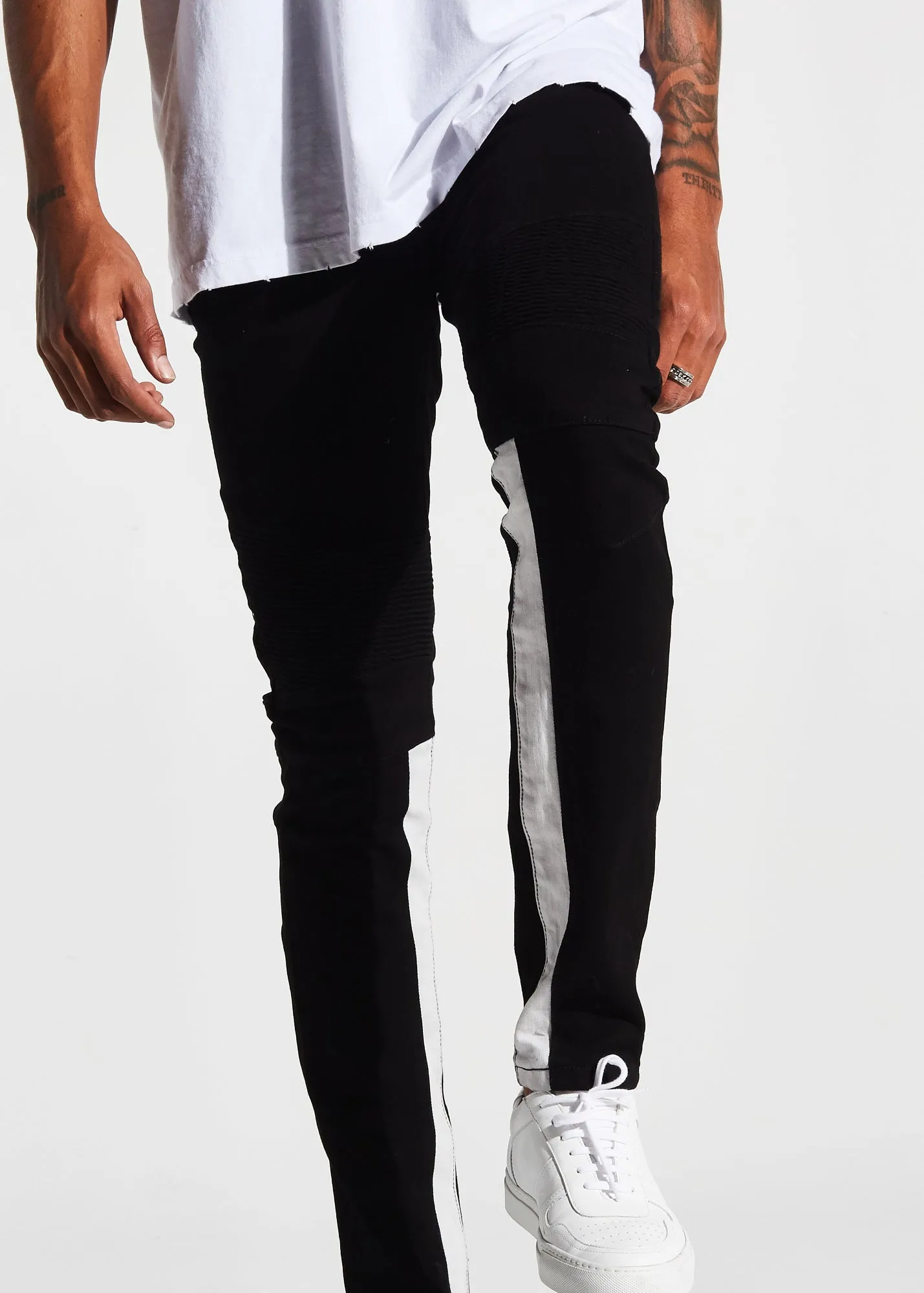 Leonard Biker Denim (Black)