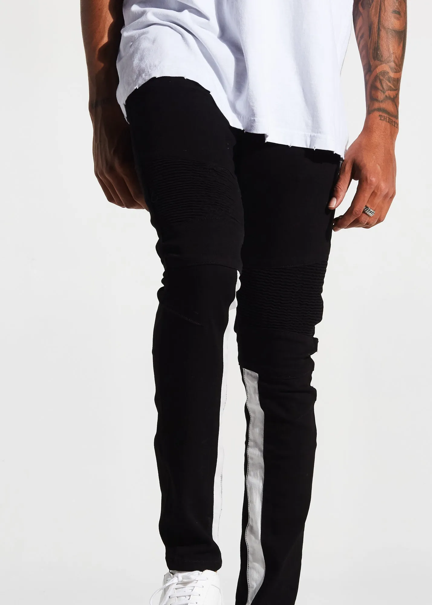 Leonard Biker Denim (Black)