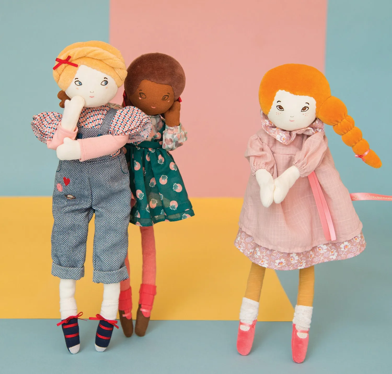 Les Parisiennes soft dolls - Mademoiselle Cerise