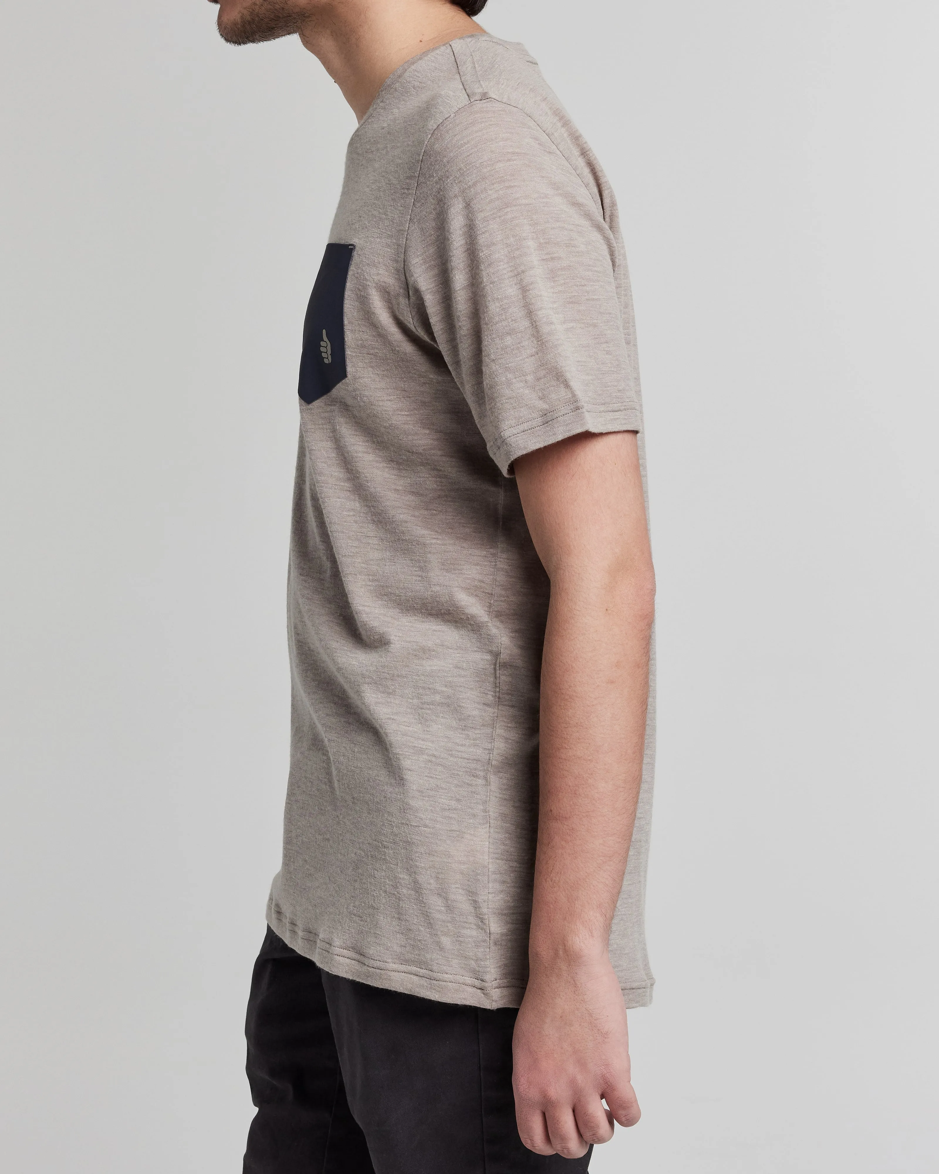 Lightweight Nuyarn Merino Pocket T