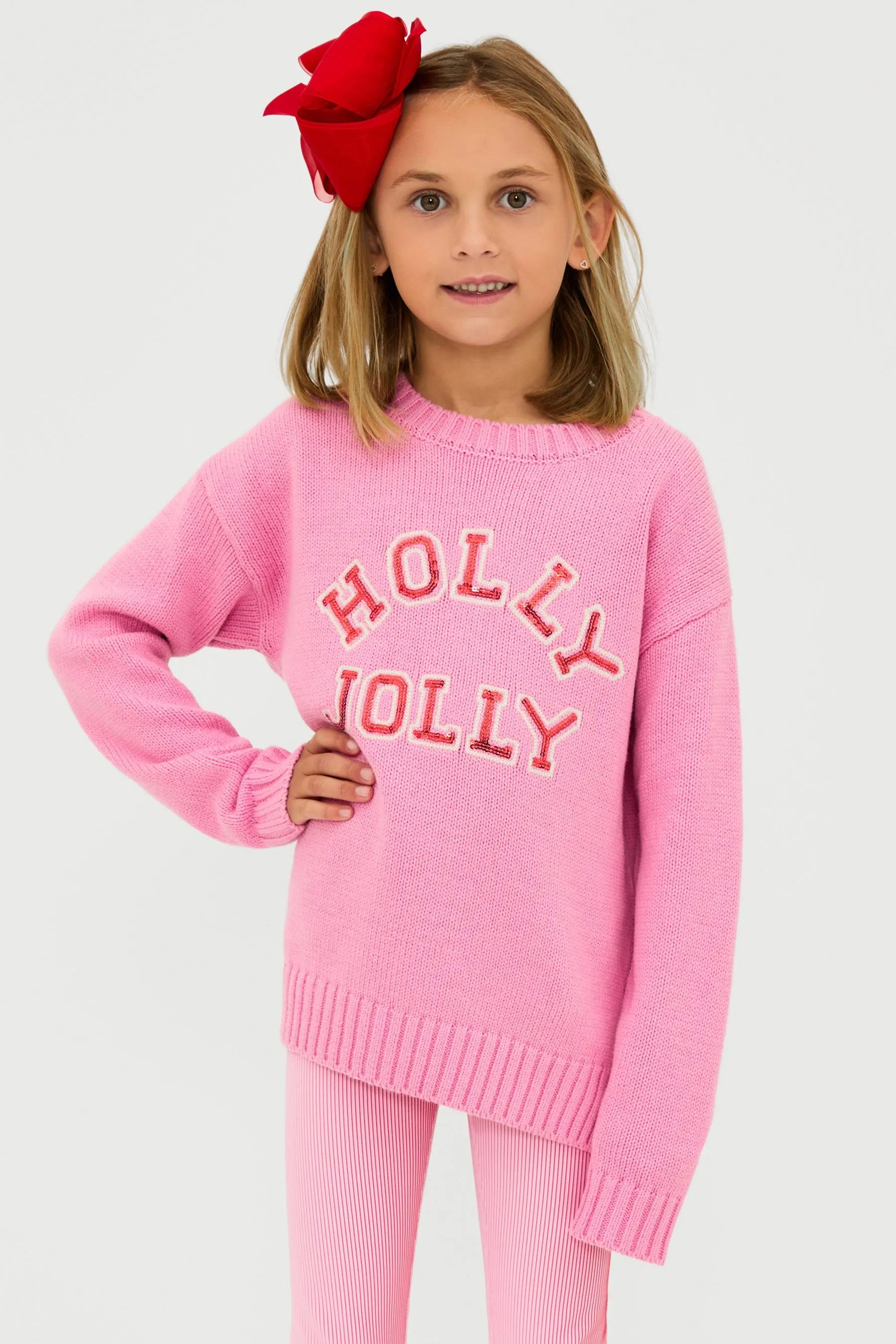 Little Callie Sweater Gumdrop Pink