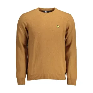 Lyle & Scott Brown Wool Men Sweater