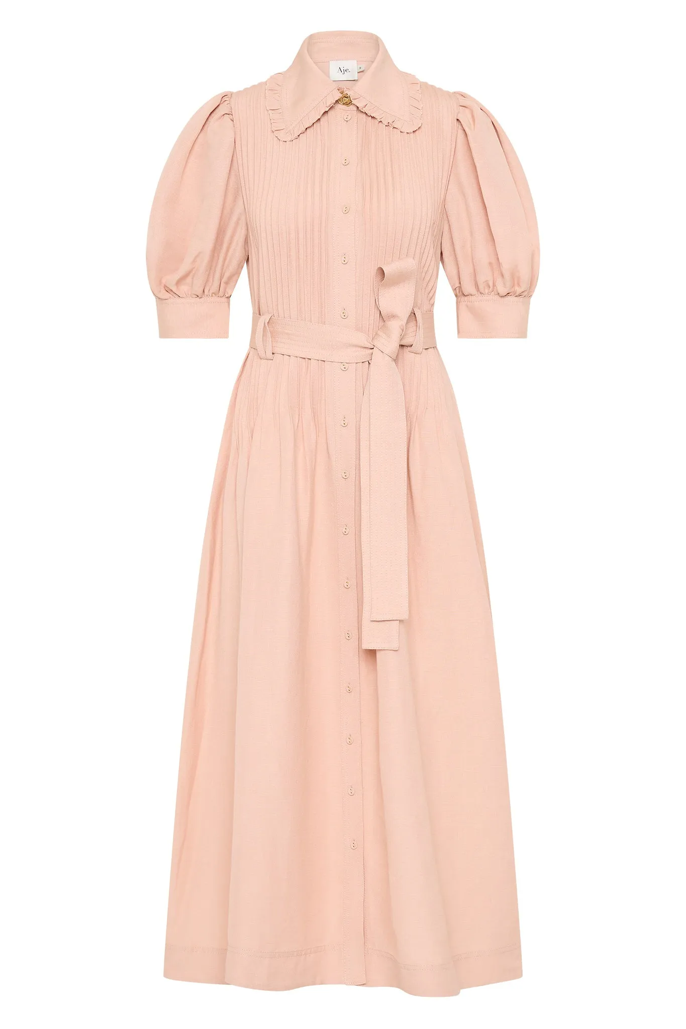 Madeleine Belted Midi Dress