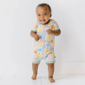 Make A Wish Shorty Romper