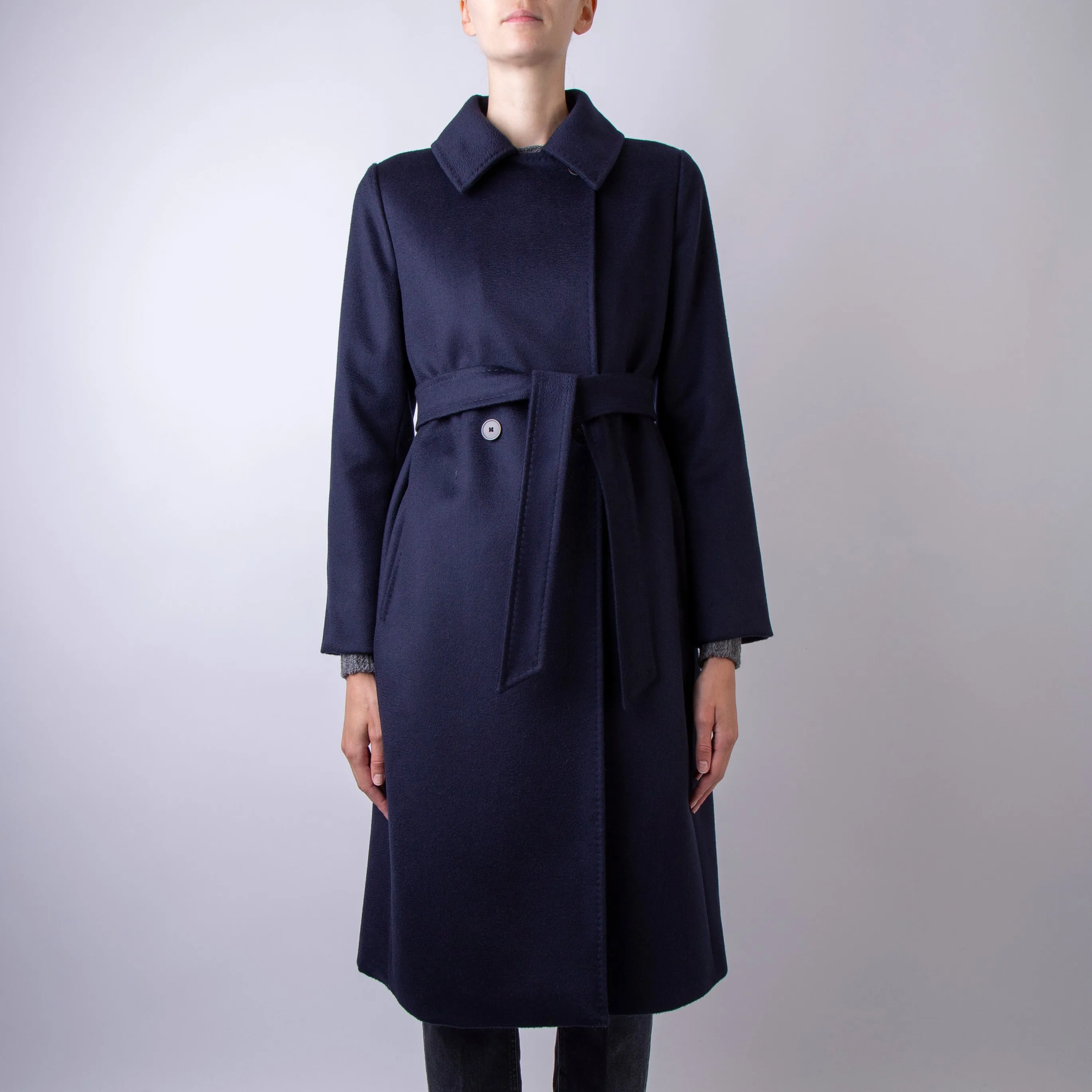 MAX MARA STUDIO COAT 2426016202600 010 BLUE