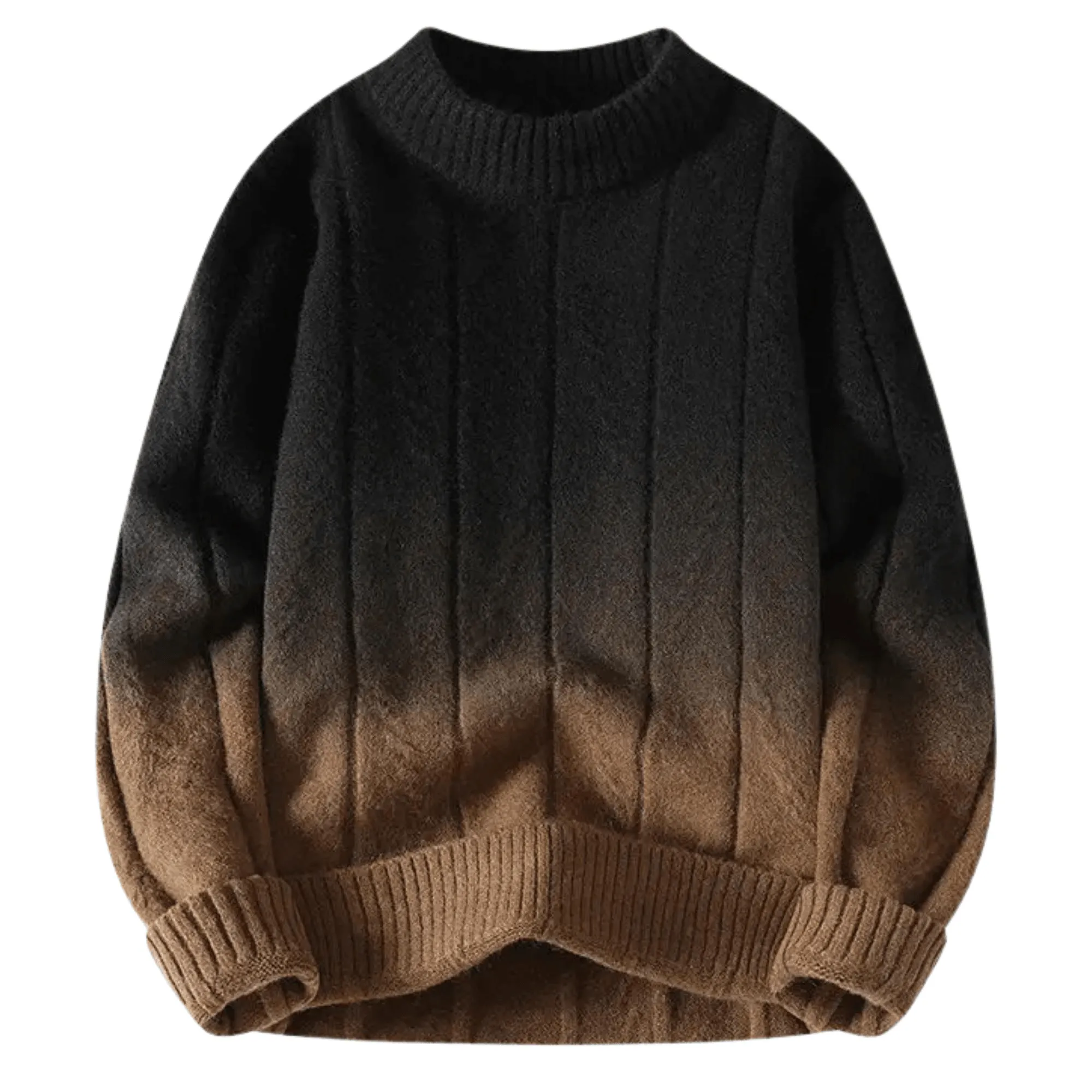 Men's Color Matching Sweaters Male Loose Round Neck Long Sleeve Sweater Men's High Quality Pullovers M-4XL