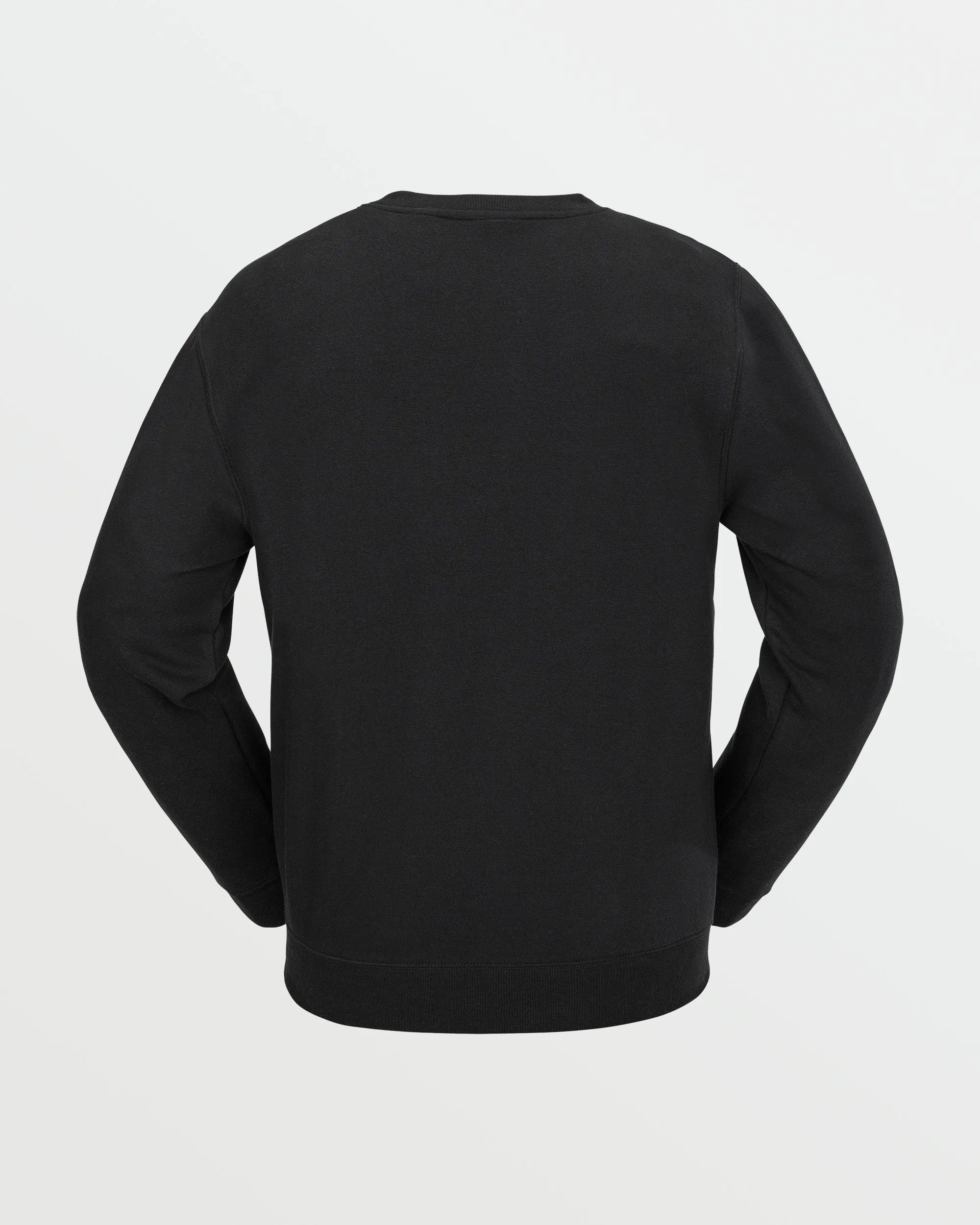 Mens Essential Crew Fleece - Black