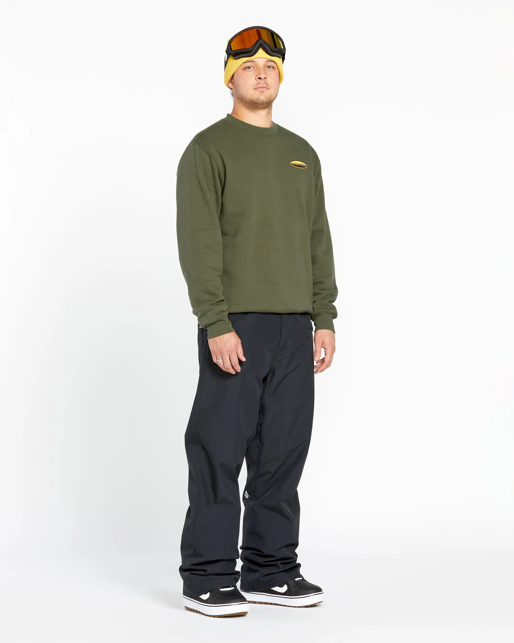 Mens Essential Crew Fleece - Ivy