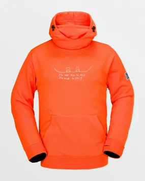 Mens Hydro Riding Hoodie - Flame Red