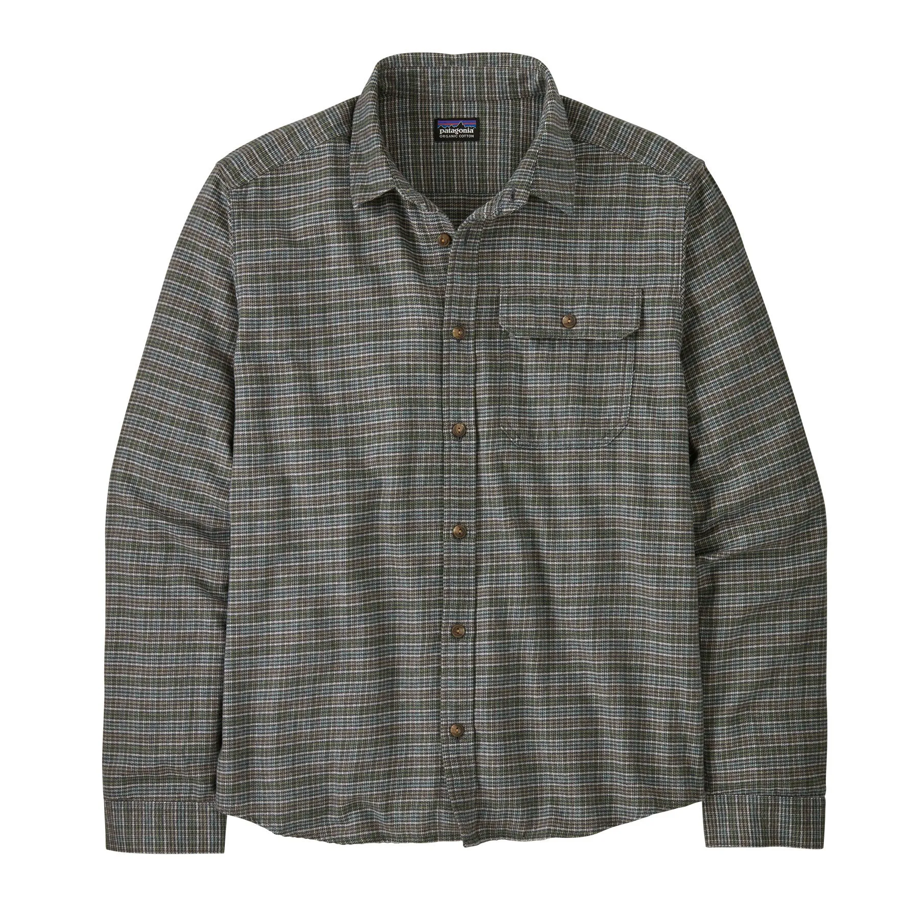 Men's Long-Sleeved Lightweight Fjord Flannel Shirt