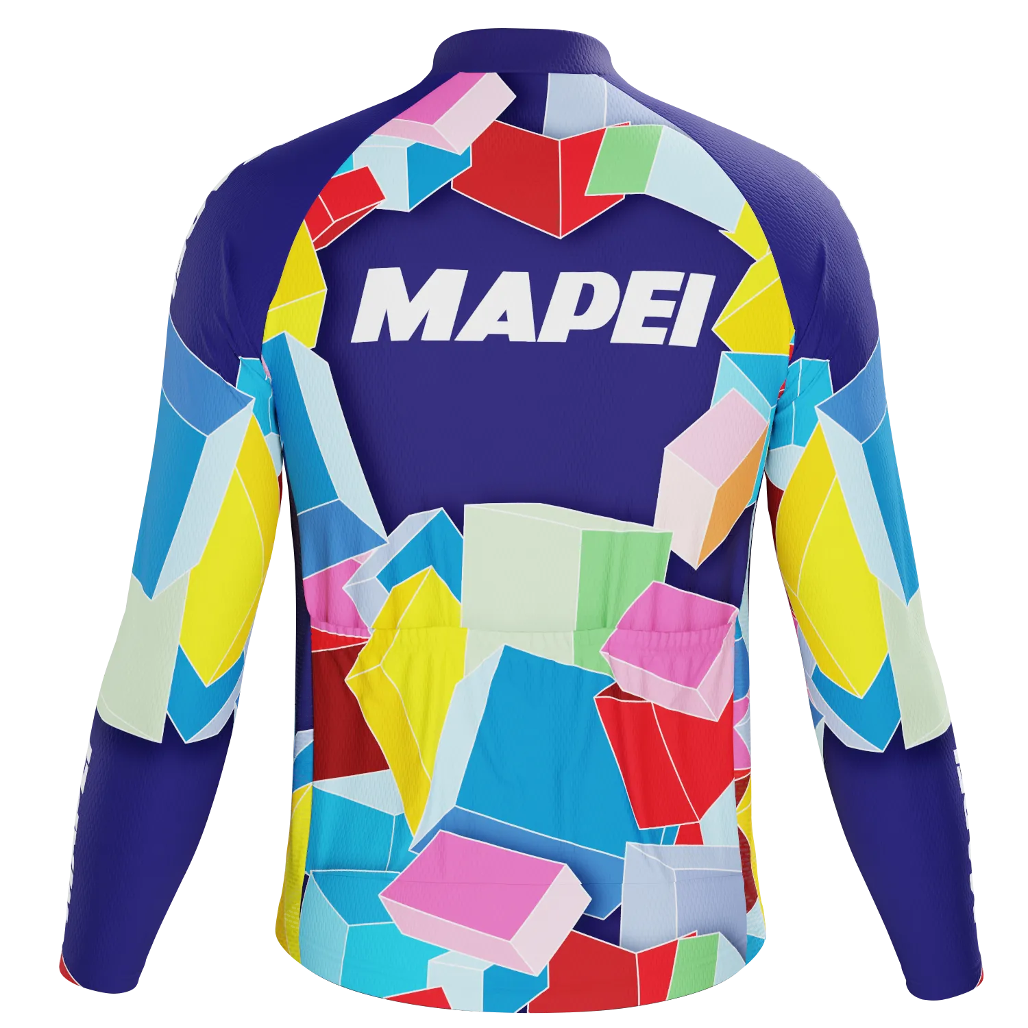 Men's Retro Mapei Classic Long Sleeve Cycling Jersey