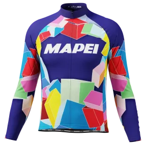 Men's Retro Mapei Classic Long Sleeve Cycling Jersey