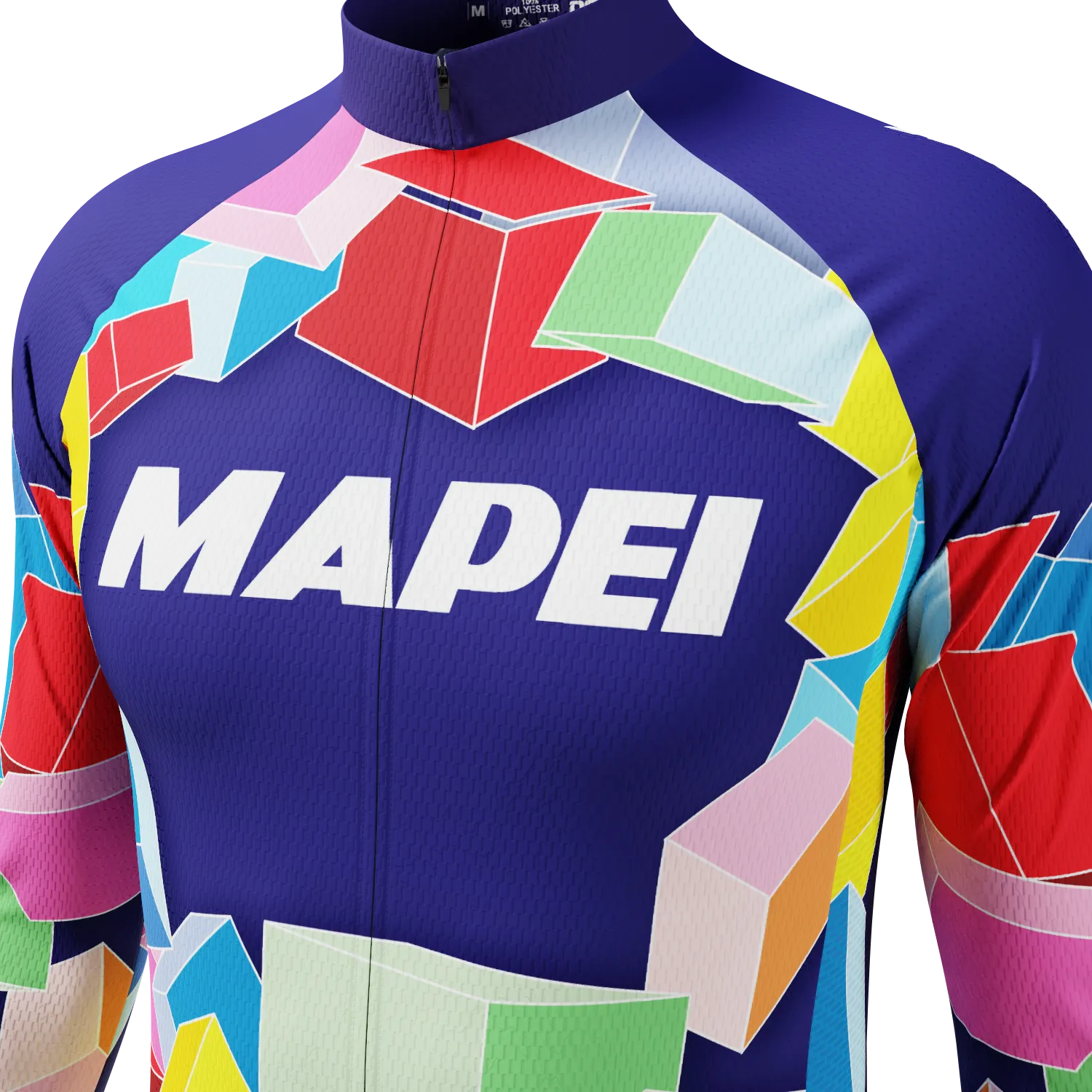 Men's Retro Mapei Classic Long Sleeve Cycling Jersey