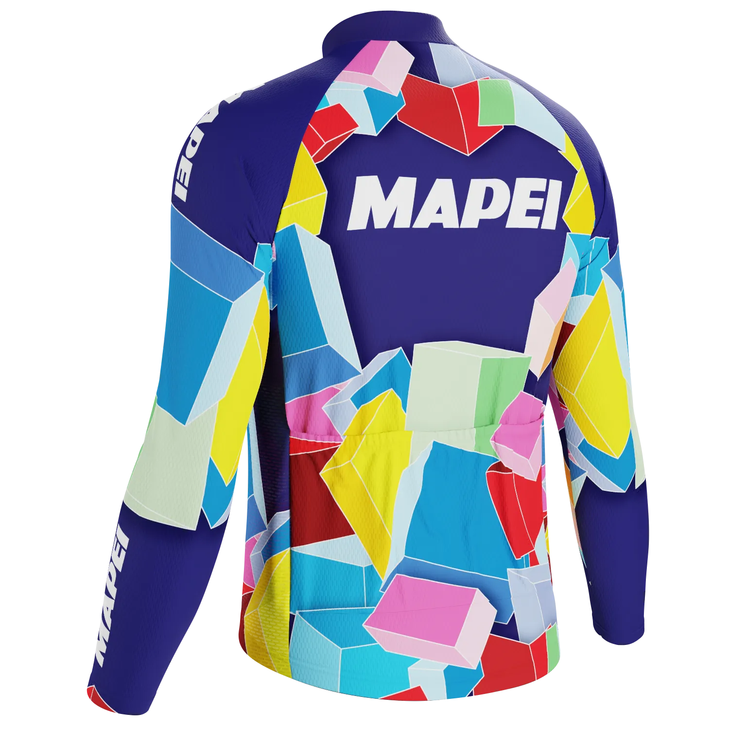 Men's Retro Mapei Classic Long Sleeve Cycling Jersey