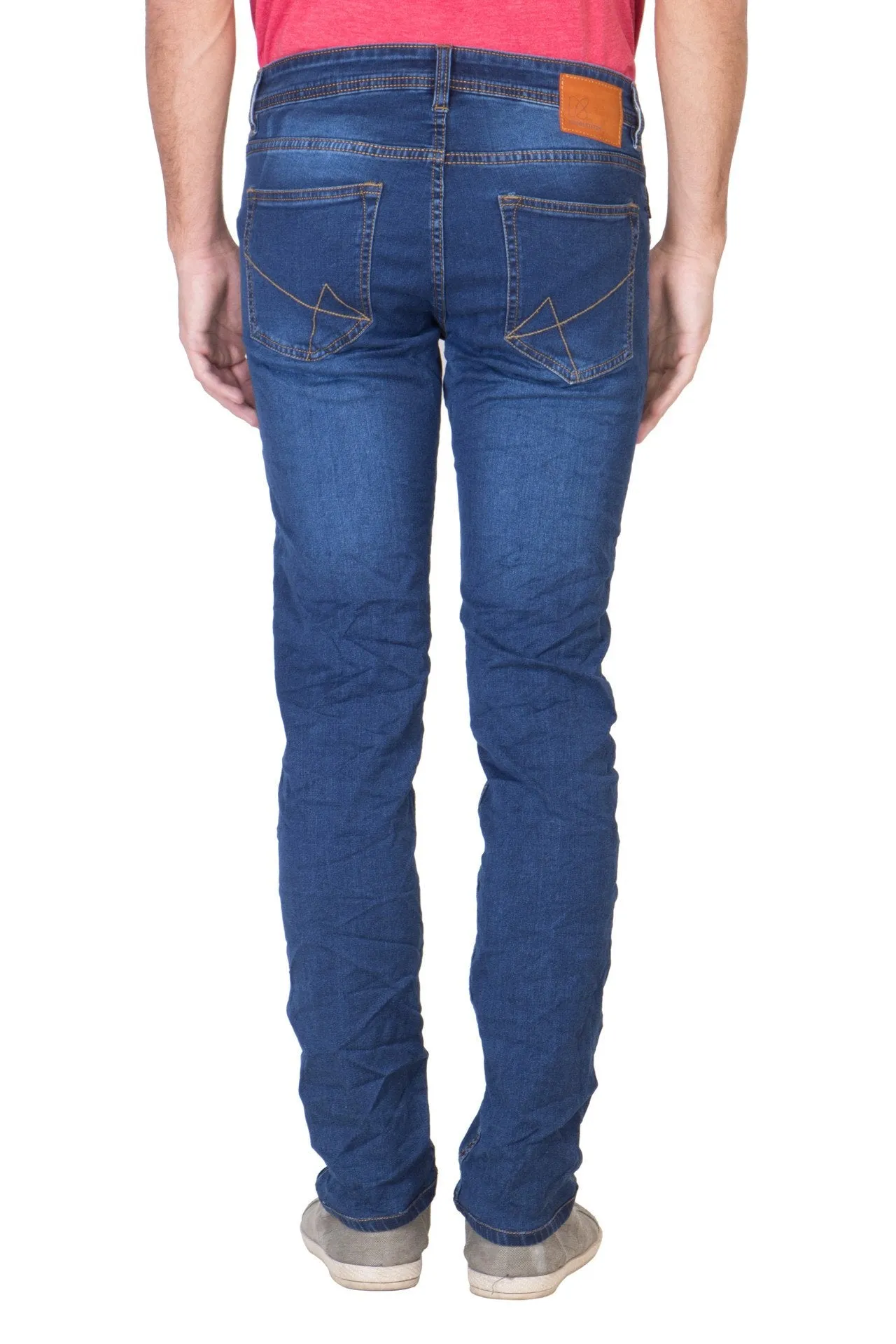 Men's Slim Fit Denim Blue Jeans