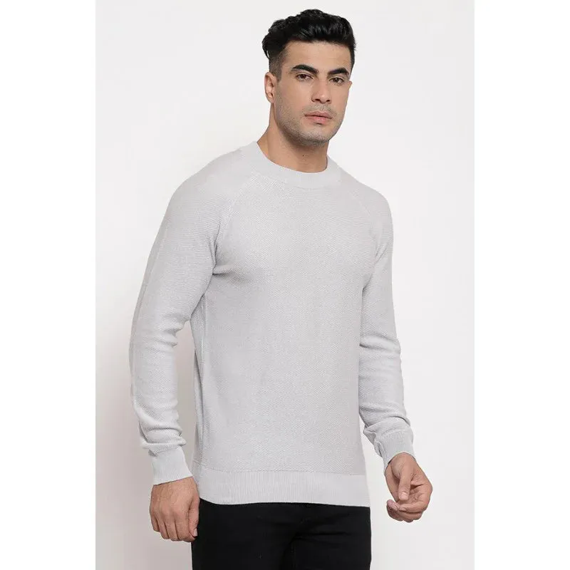 Mens White Sweater