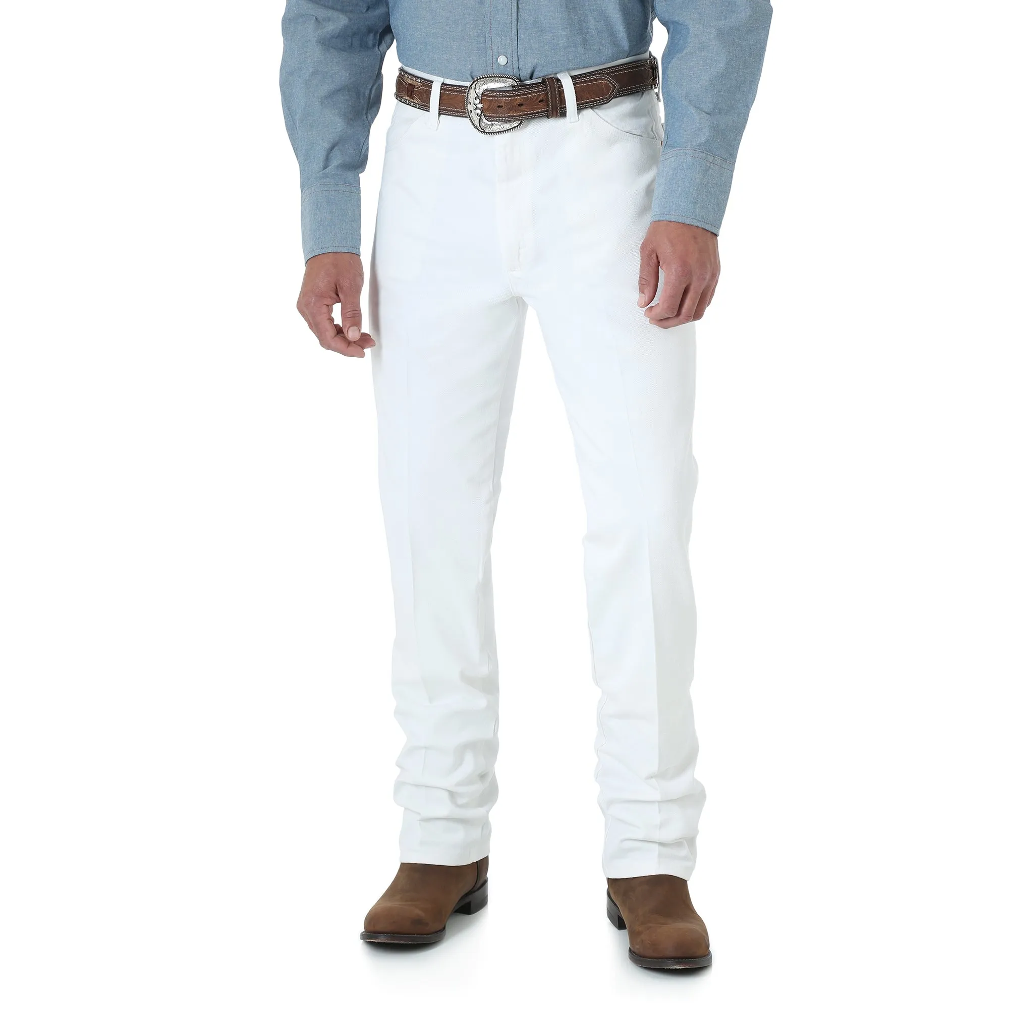 Men's Wrangler Cowboy Cut Slim Fit Jean in White - 936WHI - FINAL SALE