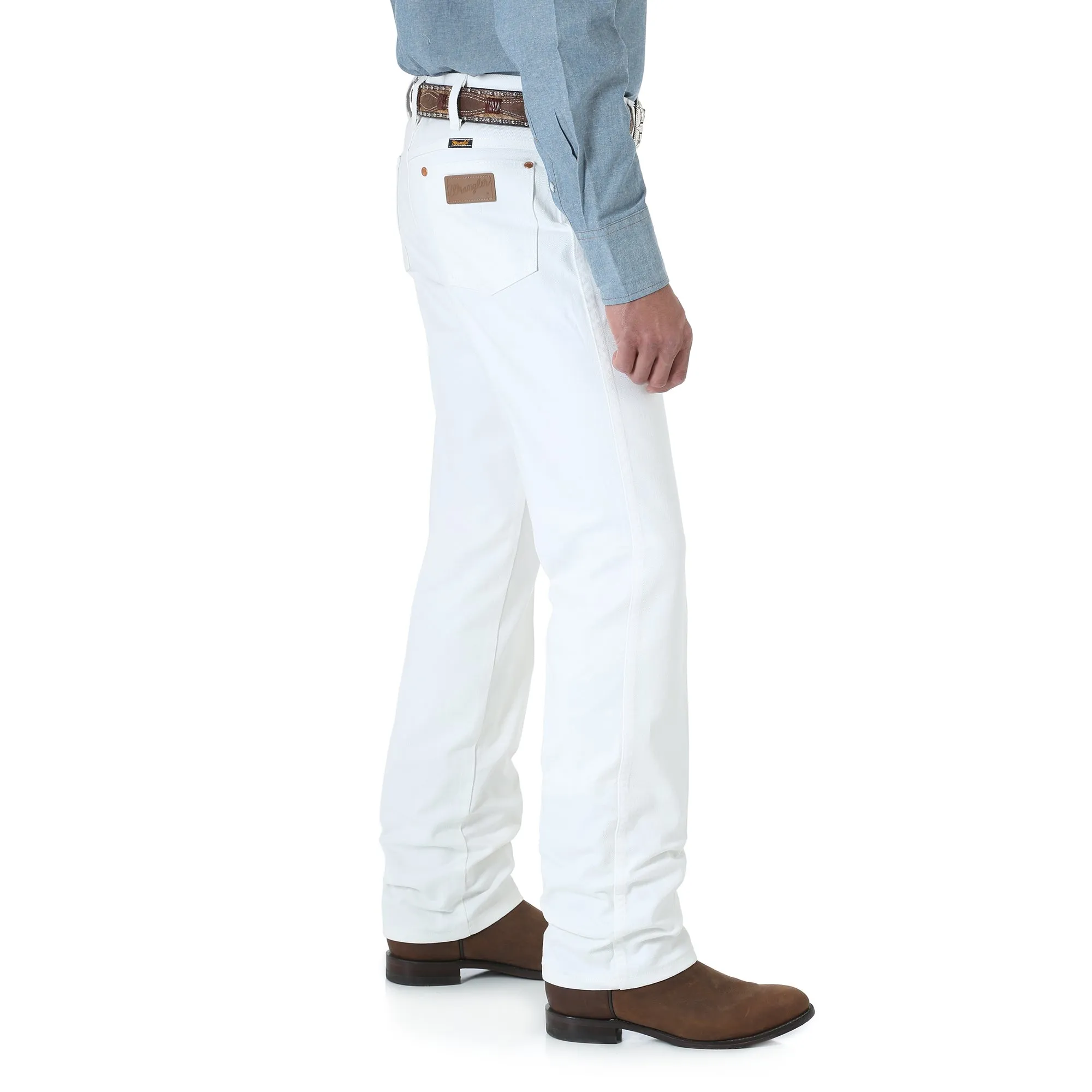 Men's Wrangler Cowboy Cut Slim Fit Jean in White - 936WHI - FINAL SALE