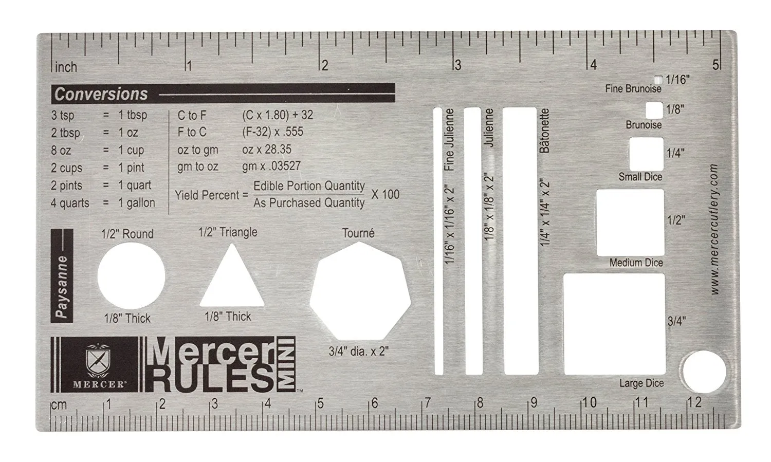 Mercer M33243 Mini Stainless Steel Culinary Tool