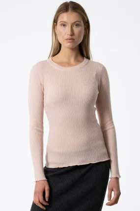 Merino Fitted Rib Sweater