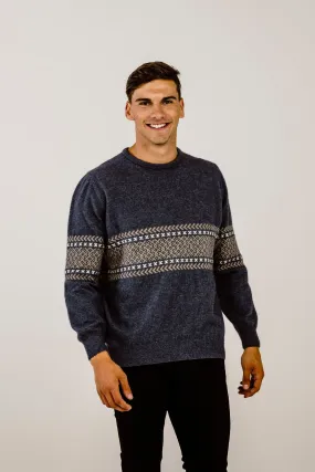 Merinosilk Fair Isle Crew Sweater