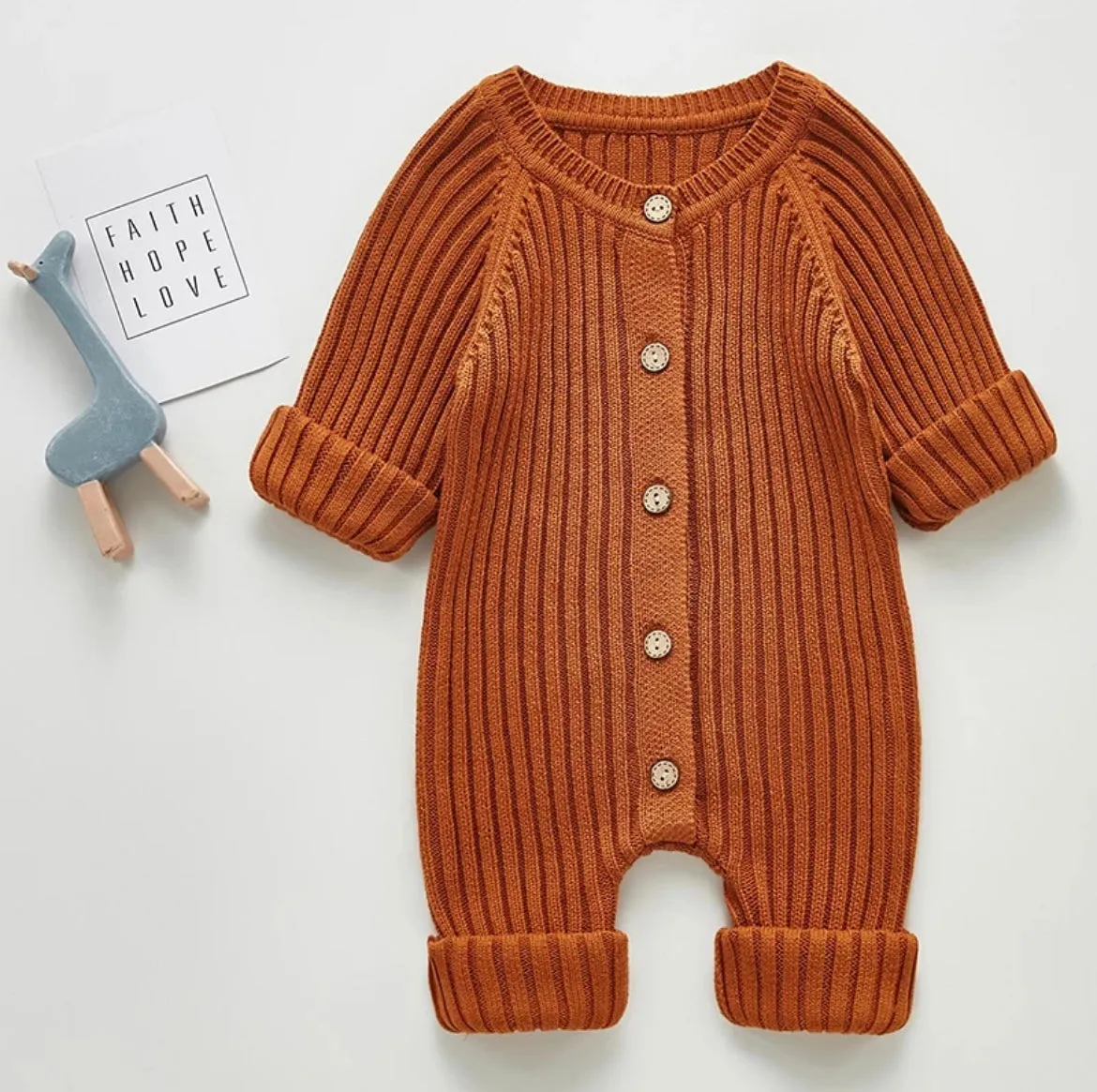 Milo Knitted Romper - Unisex