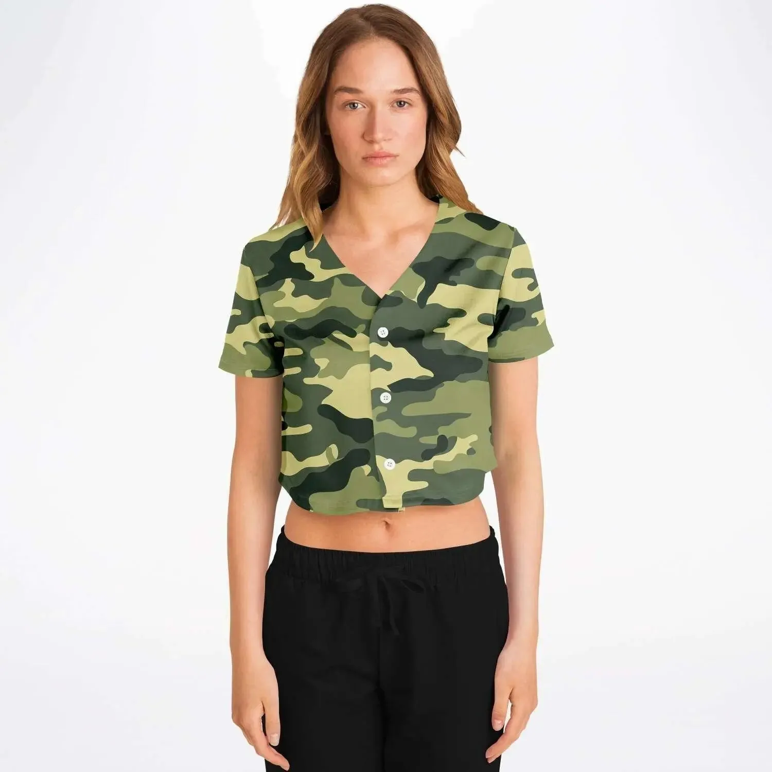 Misha Army Lady Crop Shirt