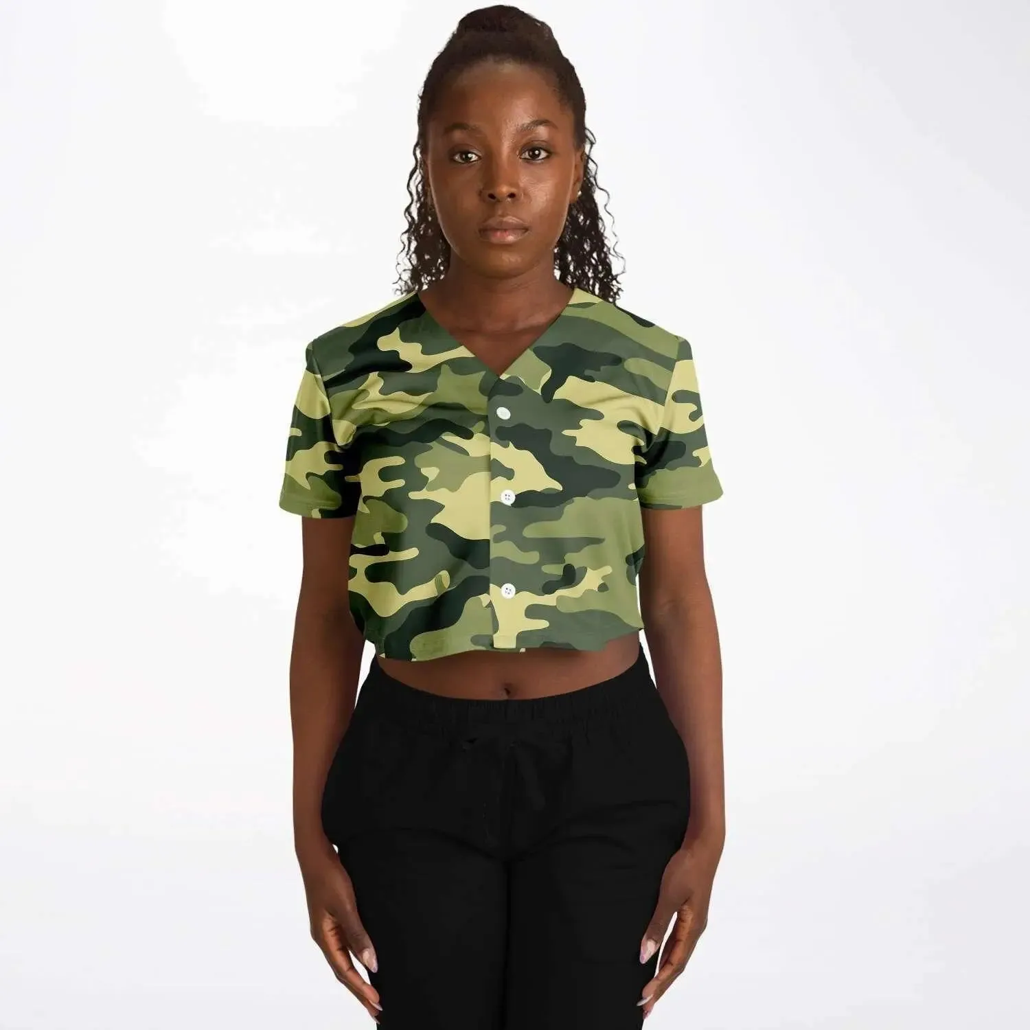 Misha Army Lady Crop Shirt