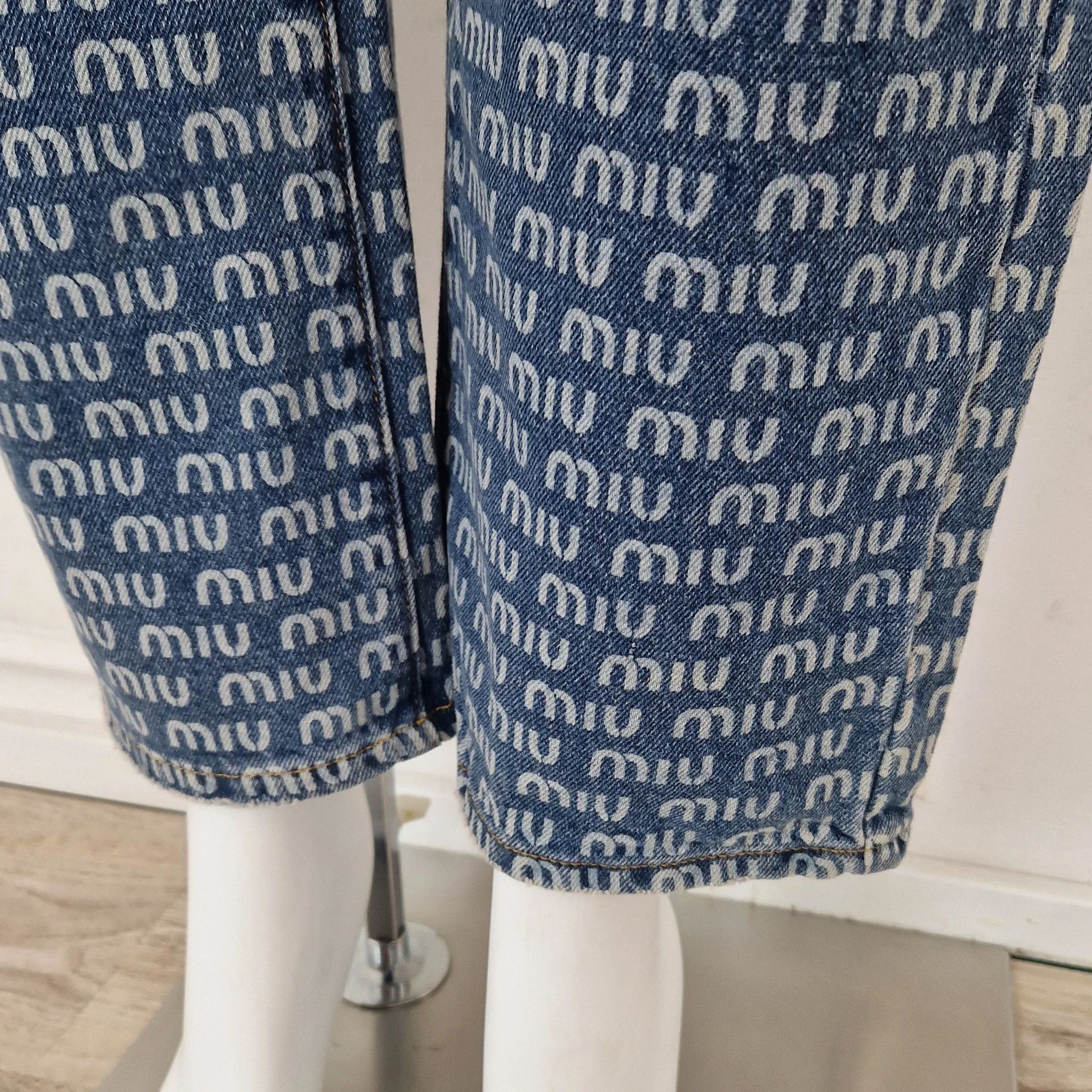 Miu Miu | Jeans stampa logo