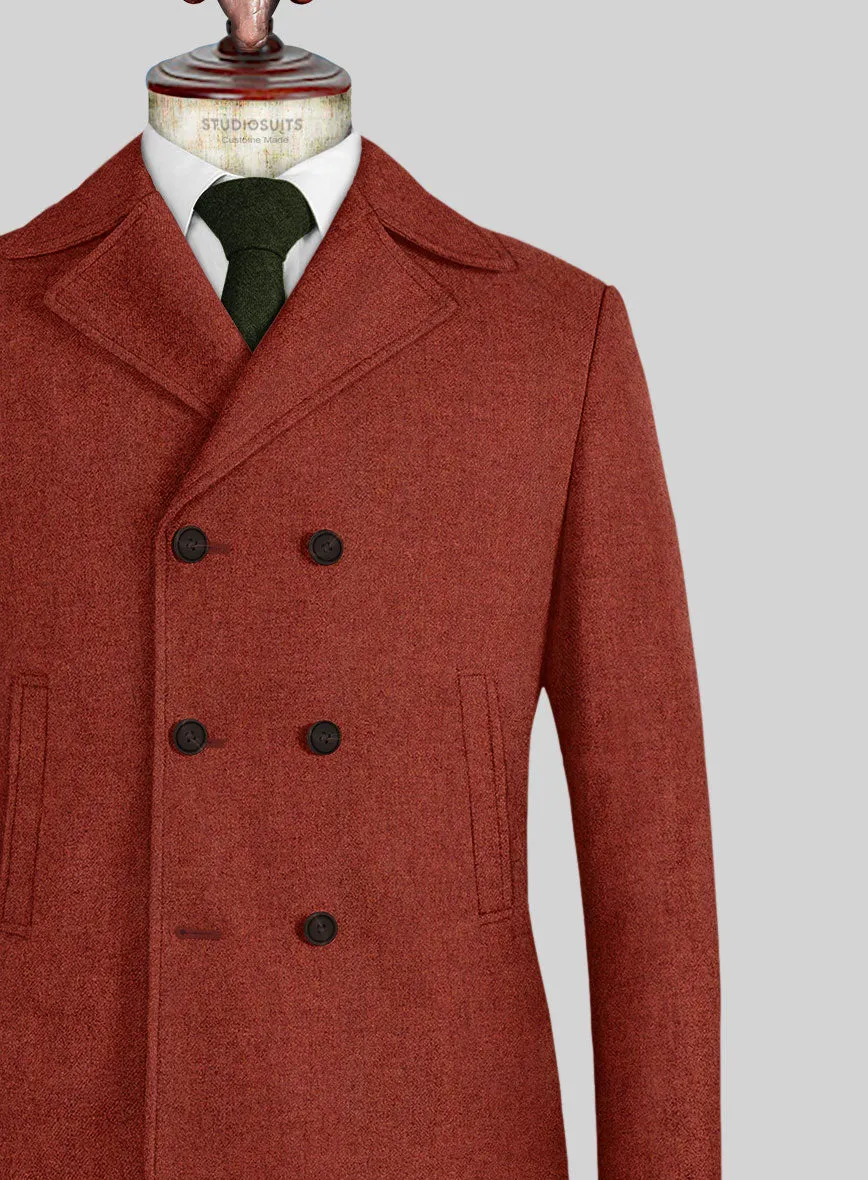 Naples Rustic Dapper Tweed Pea Coat