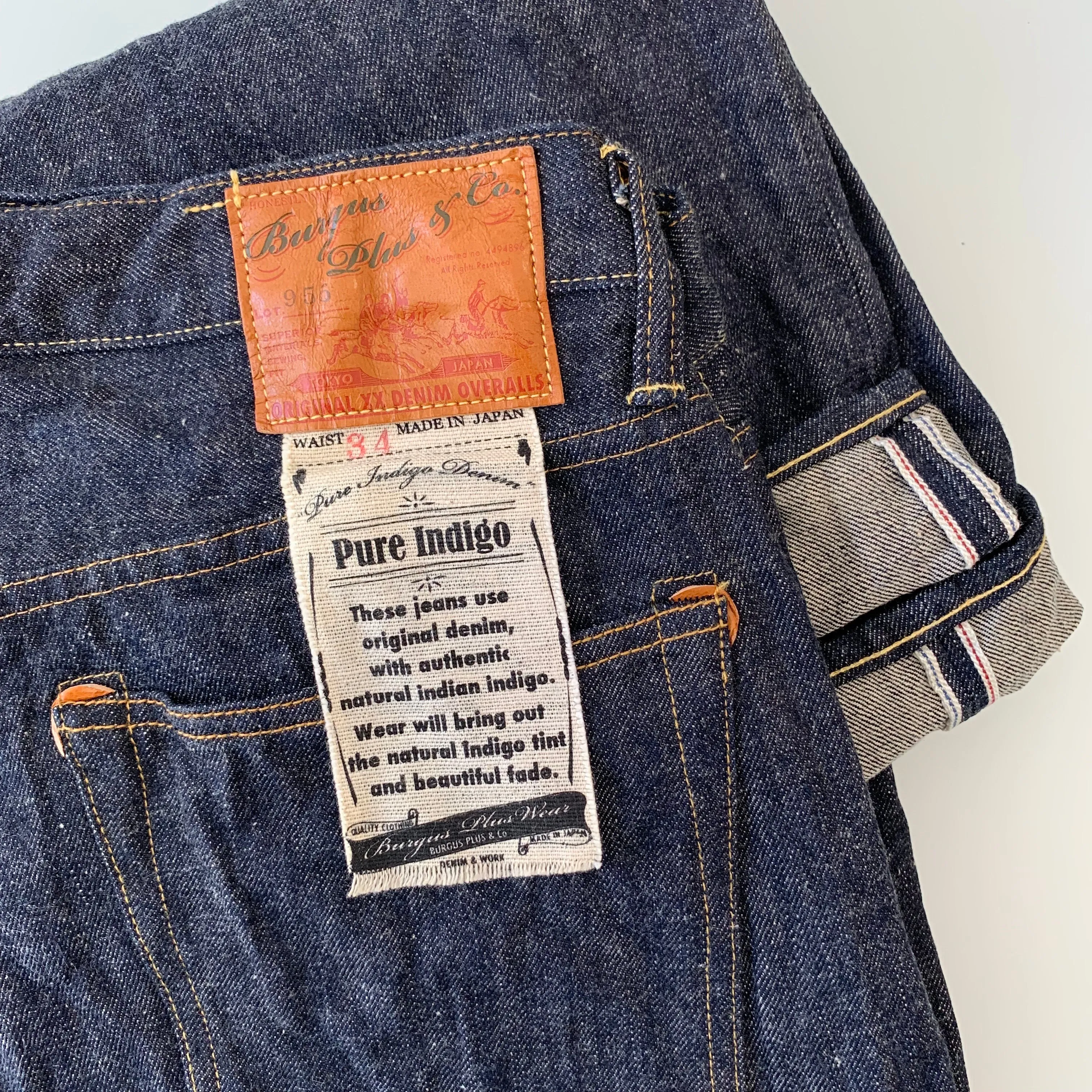 Natural Indigo 14.5oz  Selvedge Jeans 1955 XX Model - Narrow Straight - OW (955-XX)