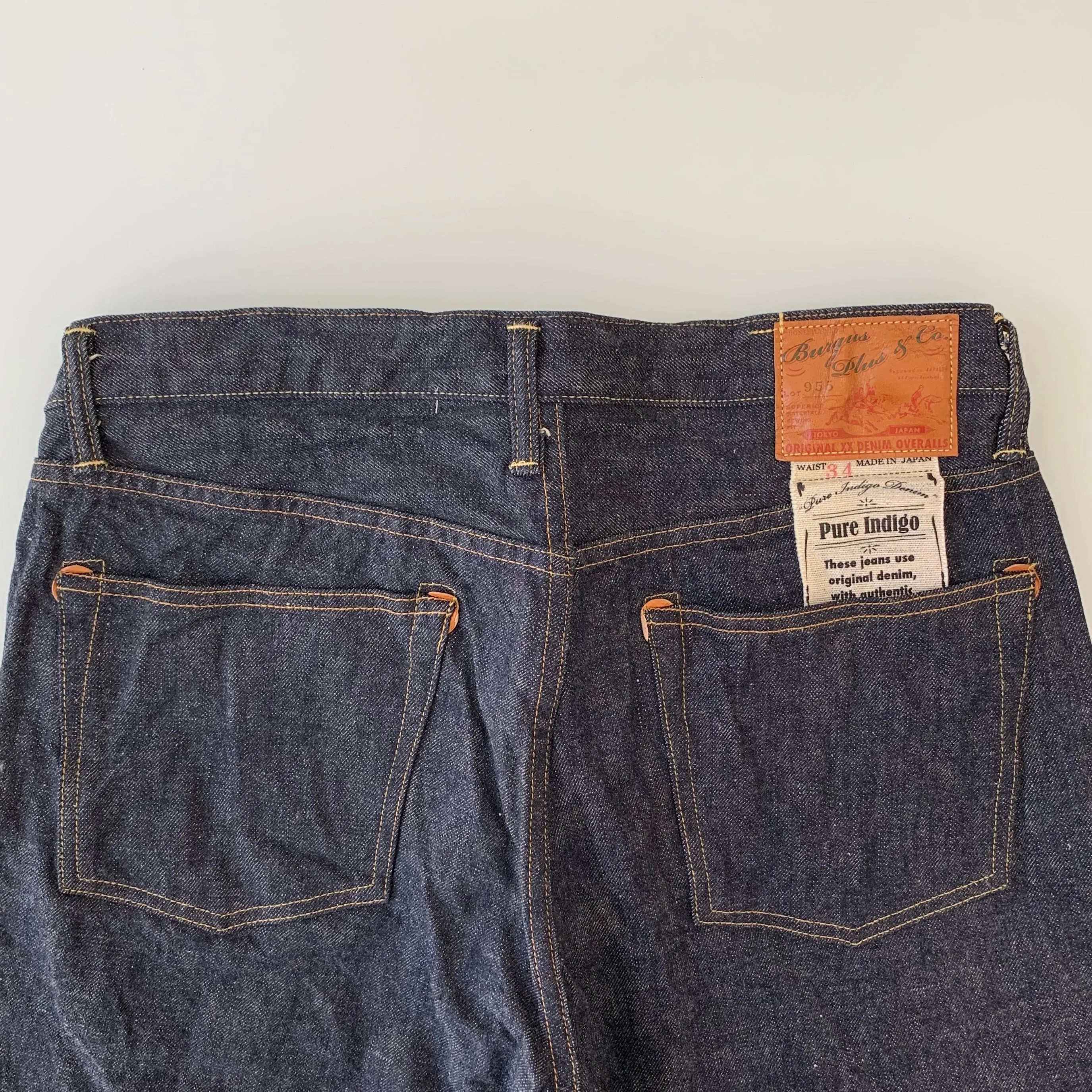 Natural Indigo 14.5oz  Selvedge Jeans 1955 XX Model - Narrow Straight - OW (955-XX)