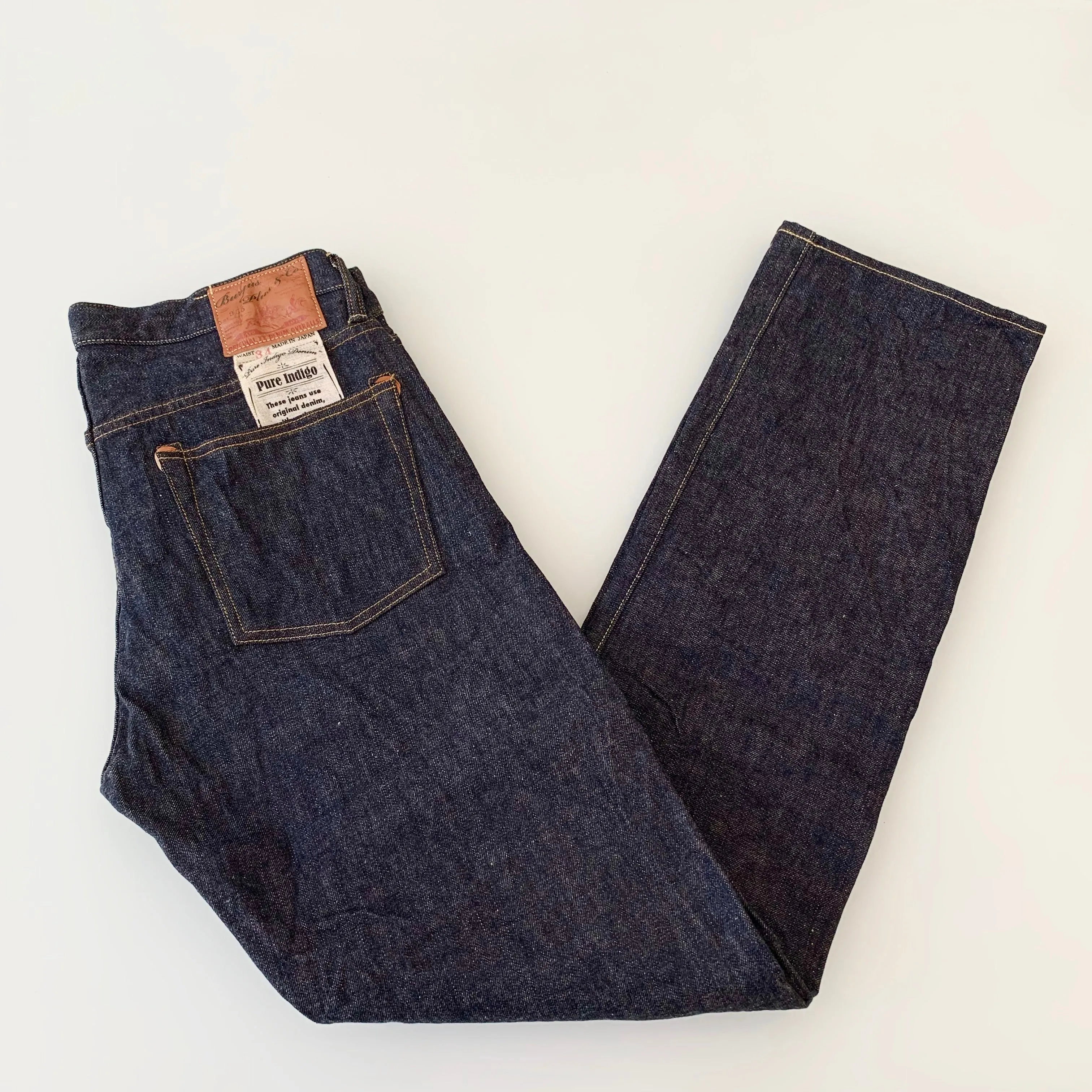 Natural Indigo 14.5oz  Selvedge Jeans 1955 XX Model - Narrow Straight - OW (955-XX)