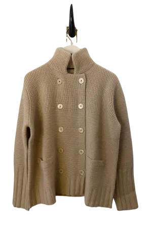 Nautical Sweater Coat in Tea Dip